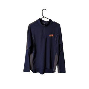 Pro player Blue 1/4 Zip Illinois Men's Jacket Size M